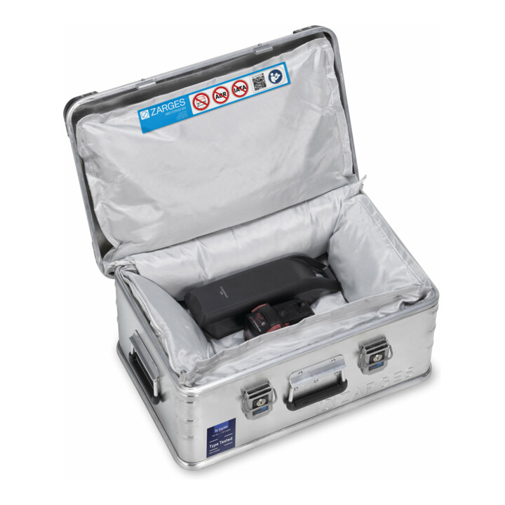 B-Ware Zarges Akku Storage Box Batteriebehälter Lithium Aufbewahrung 450x300x150mm - 4003866405848