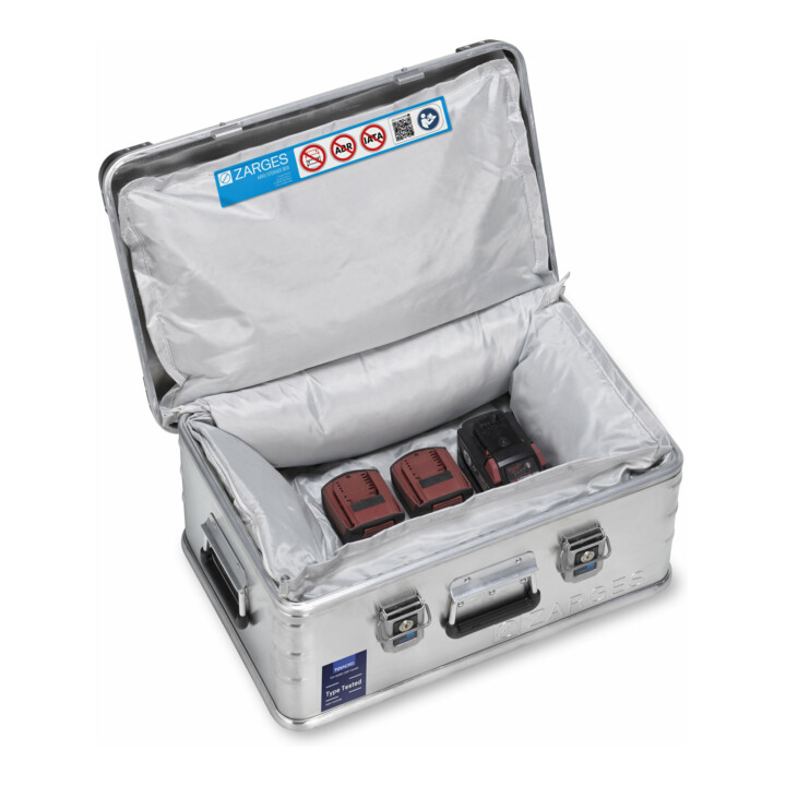 B-Ware Zarges Akku Storage Box Batteriebehälter Lithium Aufbewahrung 450x300x150mm - 4003866405848