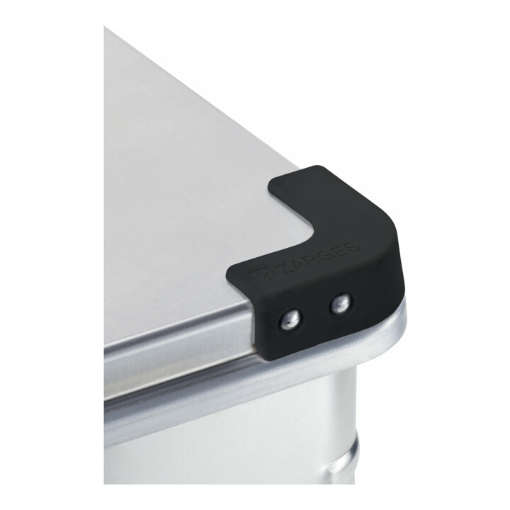 Zarges Aluminiumbox Kiste Mini Plus60l Box Dichtung Federfallgriff 600x400x330mm B-Ware
