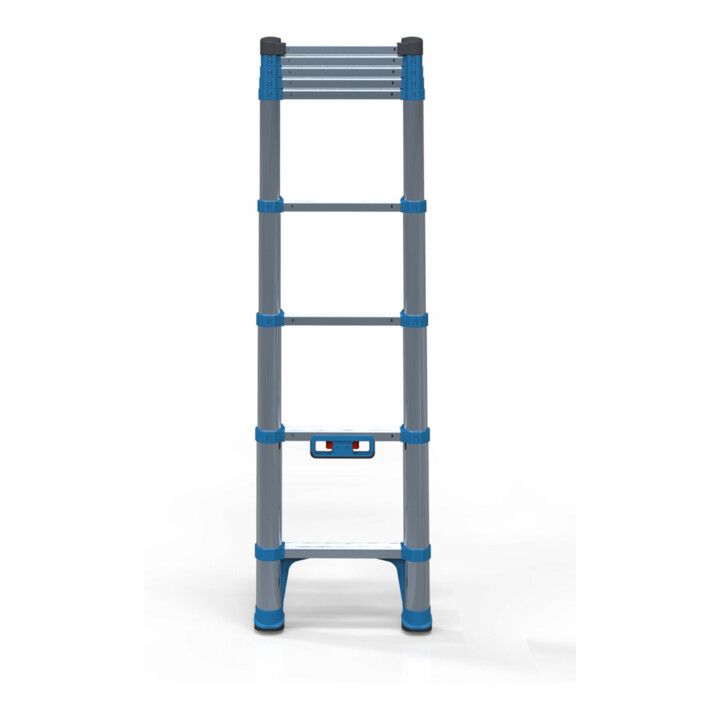 B-Ware Zarges Compactstep L Teleskopleiter Anlegeleiter Leiter 9 Sprossen Aluminium - 4003866404001