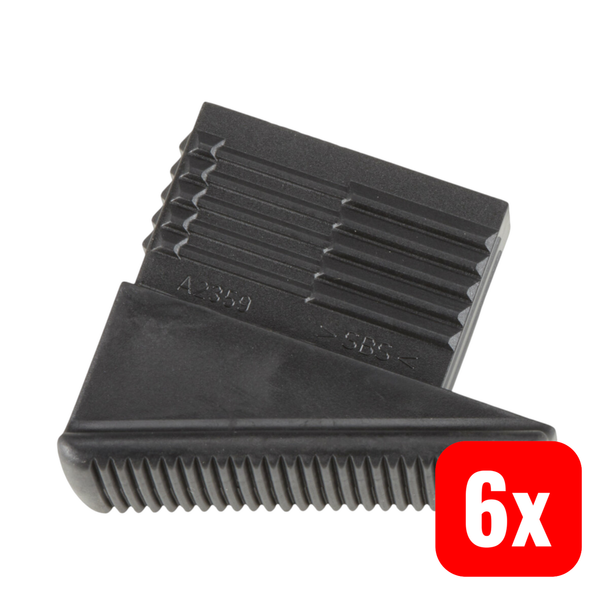 ZARGES Innenschuh 68 x 20 mm hinten Leiter Ersatzteil Holmaußenmaß 6 STÜCK - 1