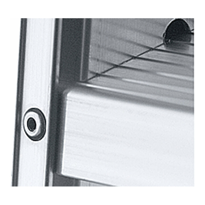 B-Ware Zarges Lm Stehleiter Klappleiter Seventec 2x5 Stufen Aluminium Silber - 4003866403554