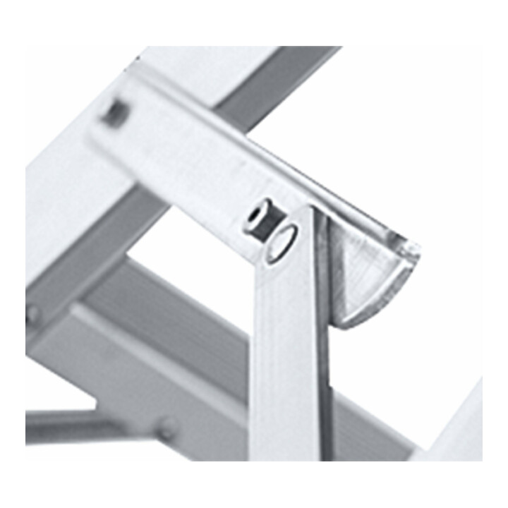 B-Ware Zarges Lm Stehleiter Klappleiter Seventec 2x5 Stufen Aluminium Silber - 4003866403554