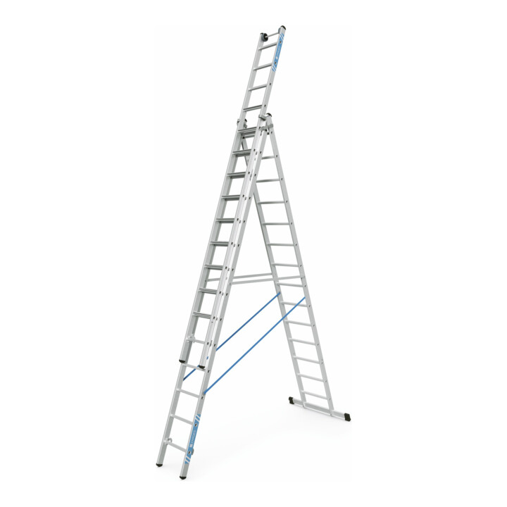 Zarges Leiter Mehrzweckleiter Stehleiter 3x14 Stufen Aluminium Siehe Text/Fotos C-Ware - 4003866415816