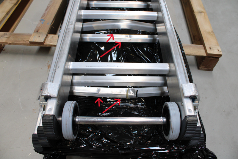 Zarges Leiter Mehrzweckleiter Stehleiter 3x14 Stufen Aluminium Siehe Text/Fotos C-Ware - 4003866415816