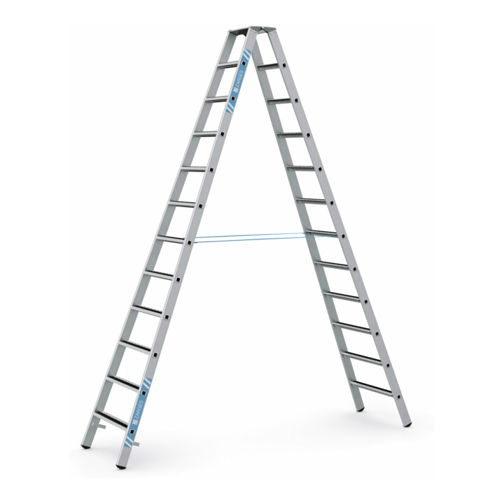B-Ware Zarges Stehleiter Aluleiter R13step B Lm Stufen 2x12 Siehe Text/Foto - 4003866415632