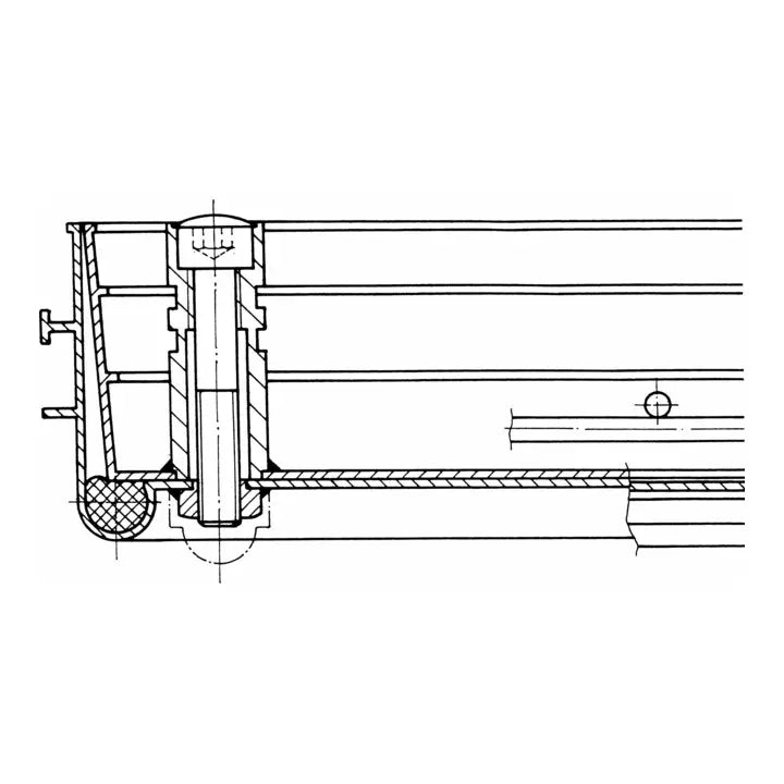 B-Ware Zarges Schachtabdeckung Abdeckung Aluminium Edelstahl 300 X 300 Mm Innen Außen - 4003866470006