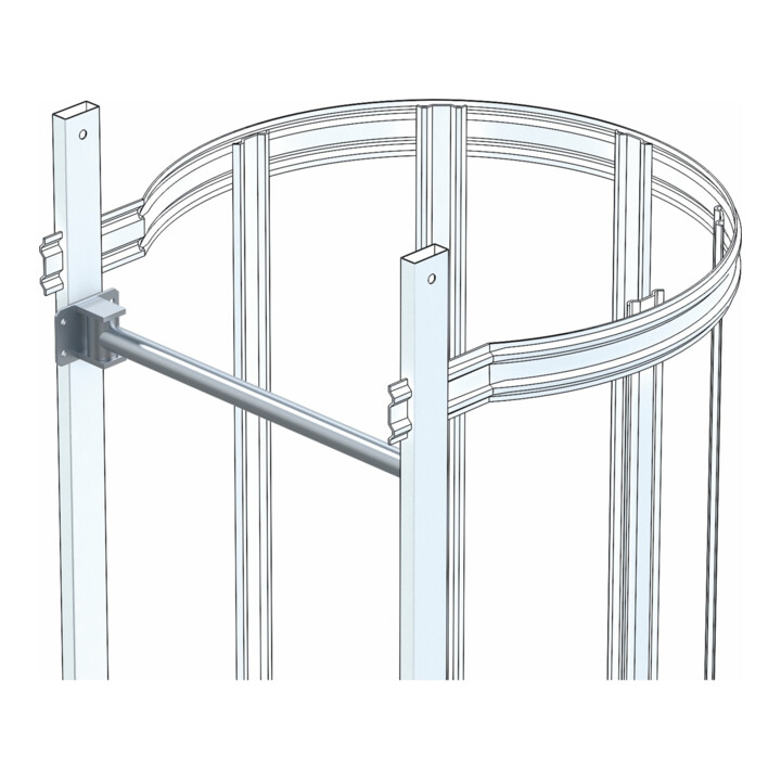 B-Ware Zarges Sicherungsschranke Barriere Stahl Verzinkt Rot Siehe Text/Foto - 4003866435005