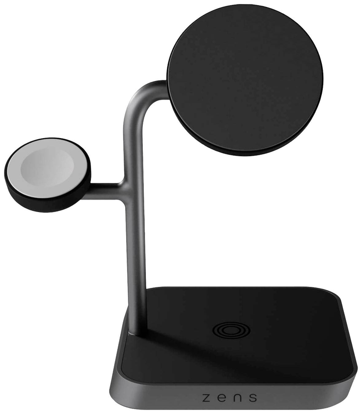 Zens Induktions Ladegerät Ladekabel Aluminium Series 3 In 1 Magnetic Wireless    B-Ware - 8720618634351
