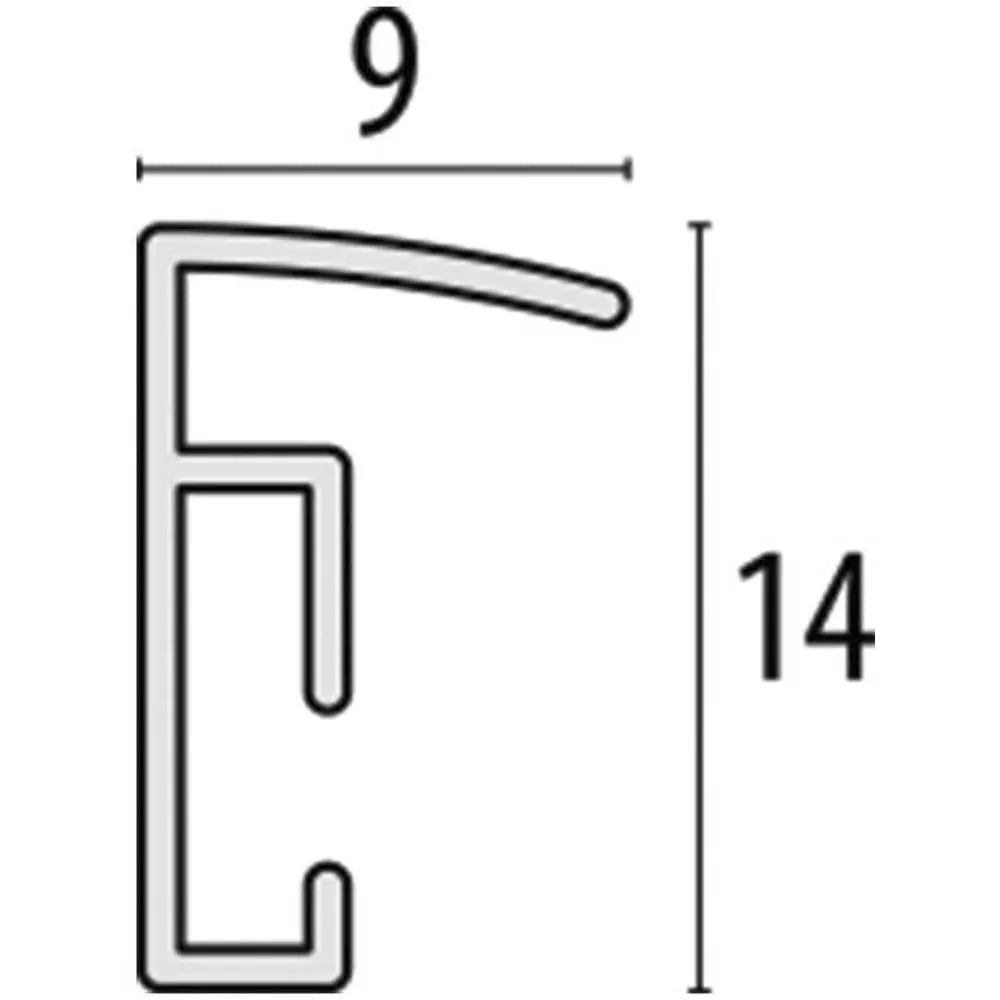 B-Ware Zep Bilderrahmen Wechselrahmen Rahmen Din A4 Gold Kunststoff Bilder 4 Stück - 8020912040071