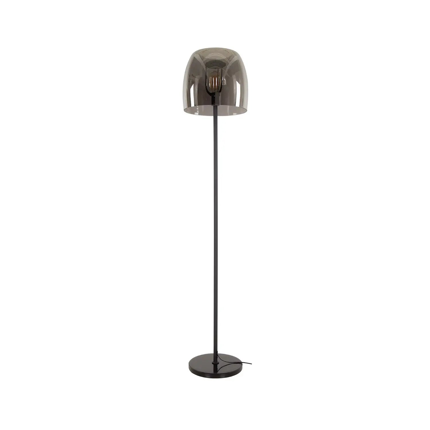 B-Ware Zijlstra Stehleuchte Lampe Philippa Standleuchte Rauchgrau Glas Metall 170cm