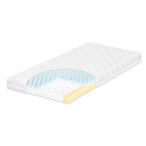 B-Ware Zöllner Kindermatratze Babybettmatratze Duosoft Basic Baumwolle 60x120 Cm