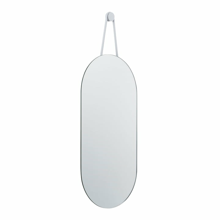 Zone Denmark A Serie Wandspiegel Spiegel Ankleidespiegel Oval 60x30 Cm Soft Grey B-Ware - 5722003320699