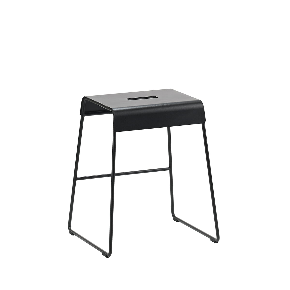 B-Ware Zone Denmark A Stool Hocker Sitzmöbel Outdoorhocker Schwarz Stahl Rutschfest - 5722000245032
