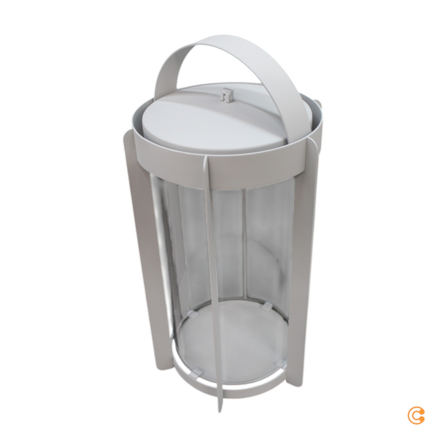 Zone Denmark Laterne Windlicht Firefly 35 Cm Hellgrau Für Siehe Text/Foto B-Ware - 5722000323167