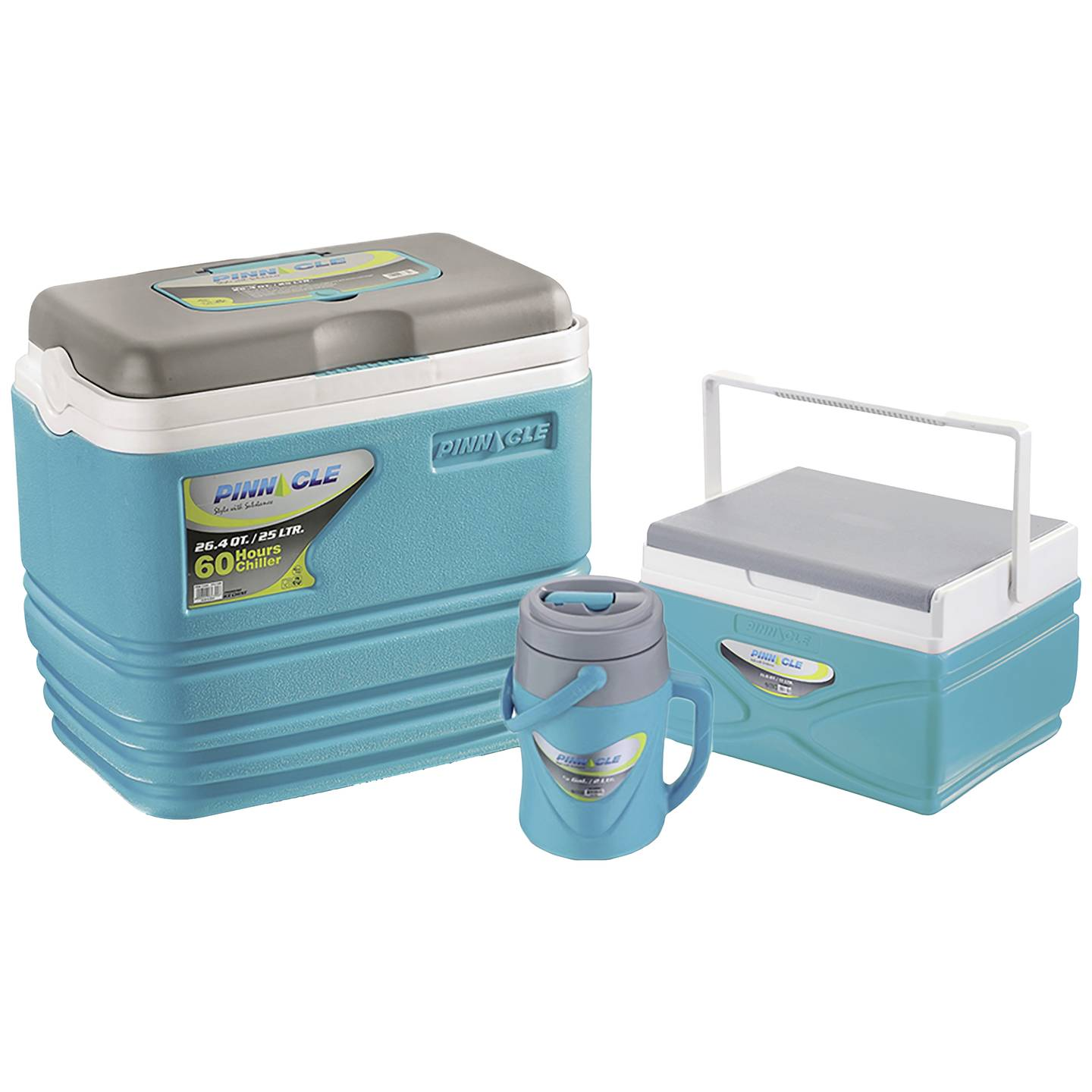B-Ware Zorn Kühlbox Set Kombi Box Eisbox Blau Grau 25 L 45 L 20 L Speisen Getränke - 4251702500442