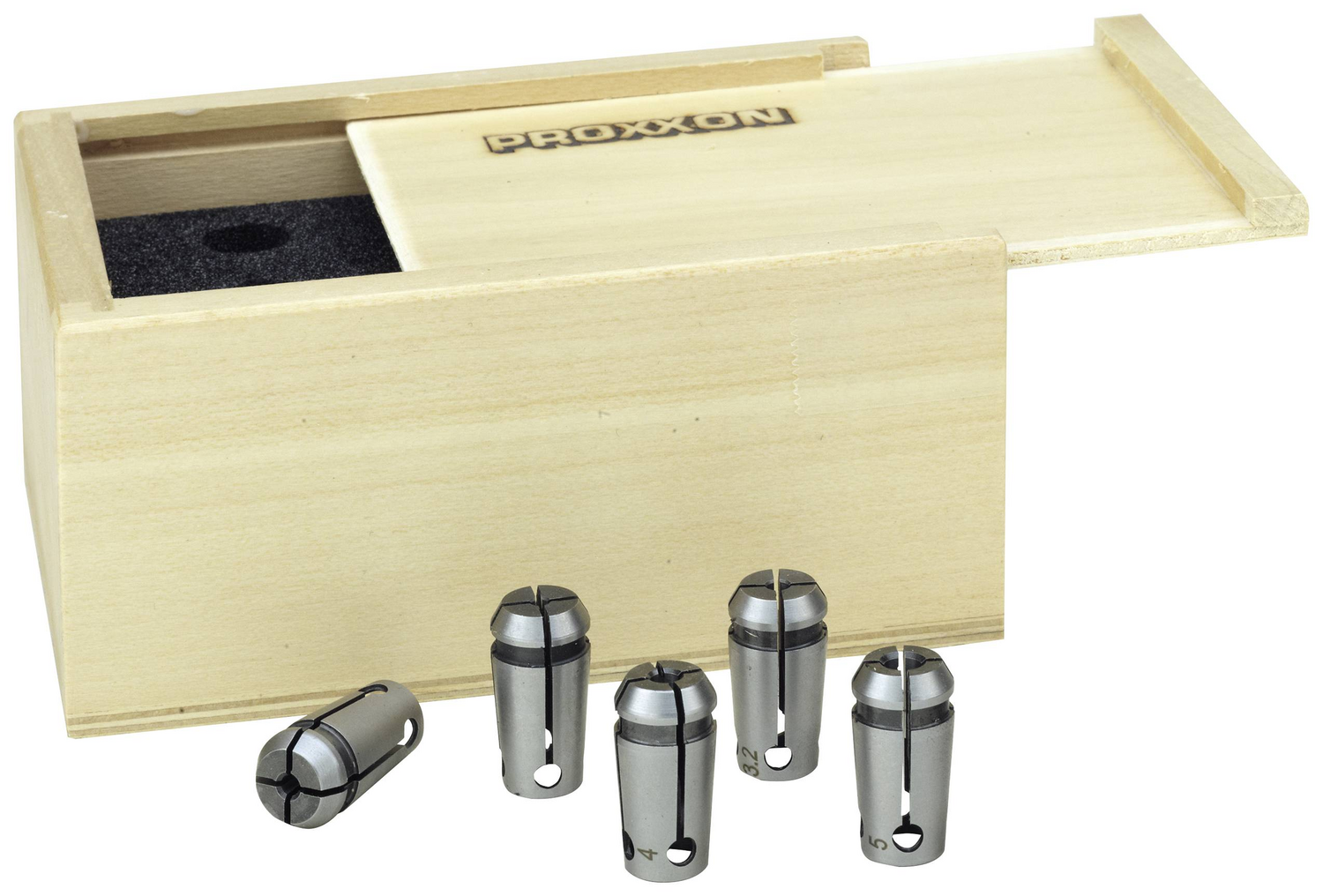 Jeu de pinces Proxxon Micromot, 5 pièces, pour la fraiseuse de précision FF 230 24, qualité d'outil B