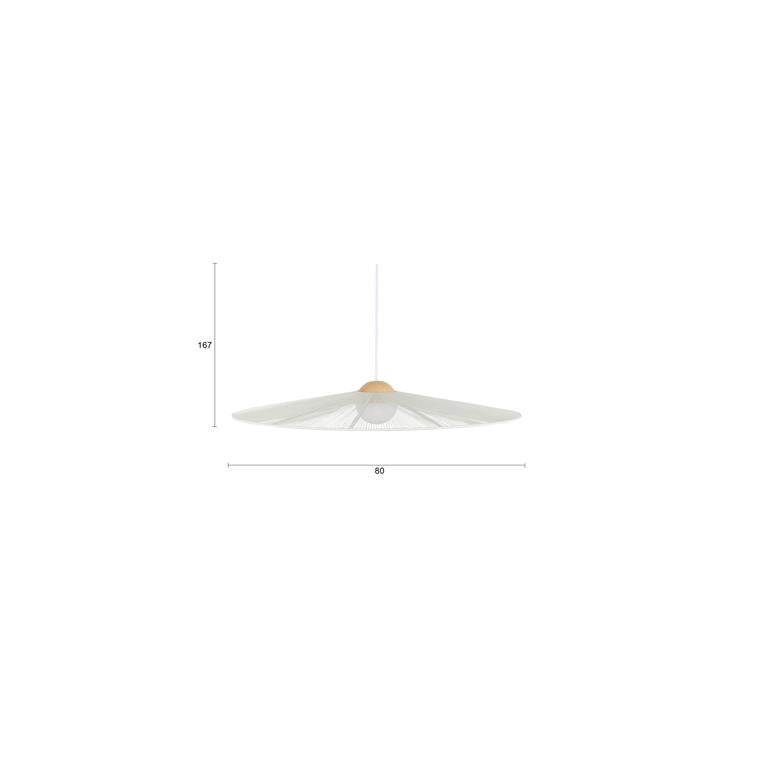 Zuiver Belle Hängeleuchte Pendelleuchte Lampe rund 80cm beige Eisen - 8718548093645