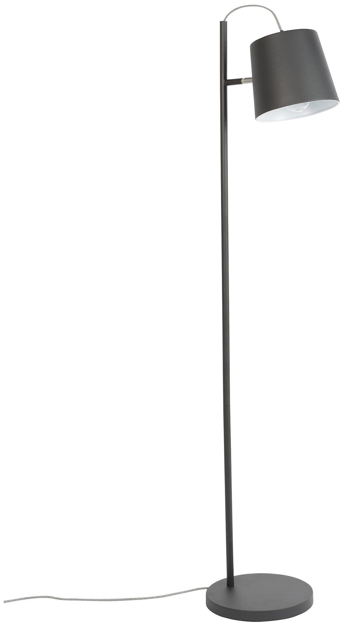 Zuiver Stehleuchte Lampe BUCKLE HEAD schwarz höhenverstellbar Fußschalter 150 cm - 8718548006324