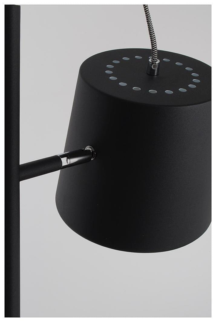 Zuiver Stehleuchte Lampe BUCKLE HEAD schwarz höhenverstellbar Fußschalter 150 cm - 8718548006324