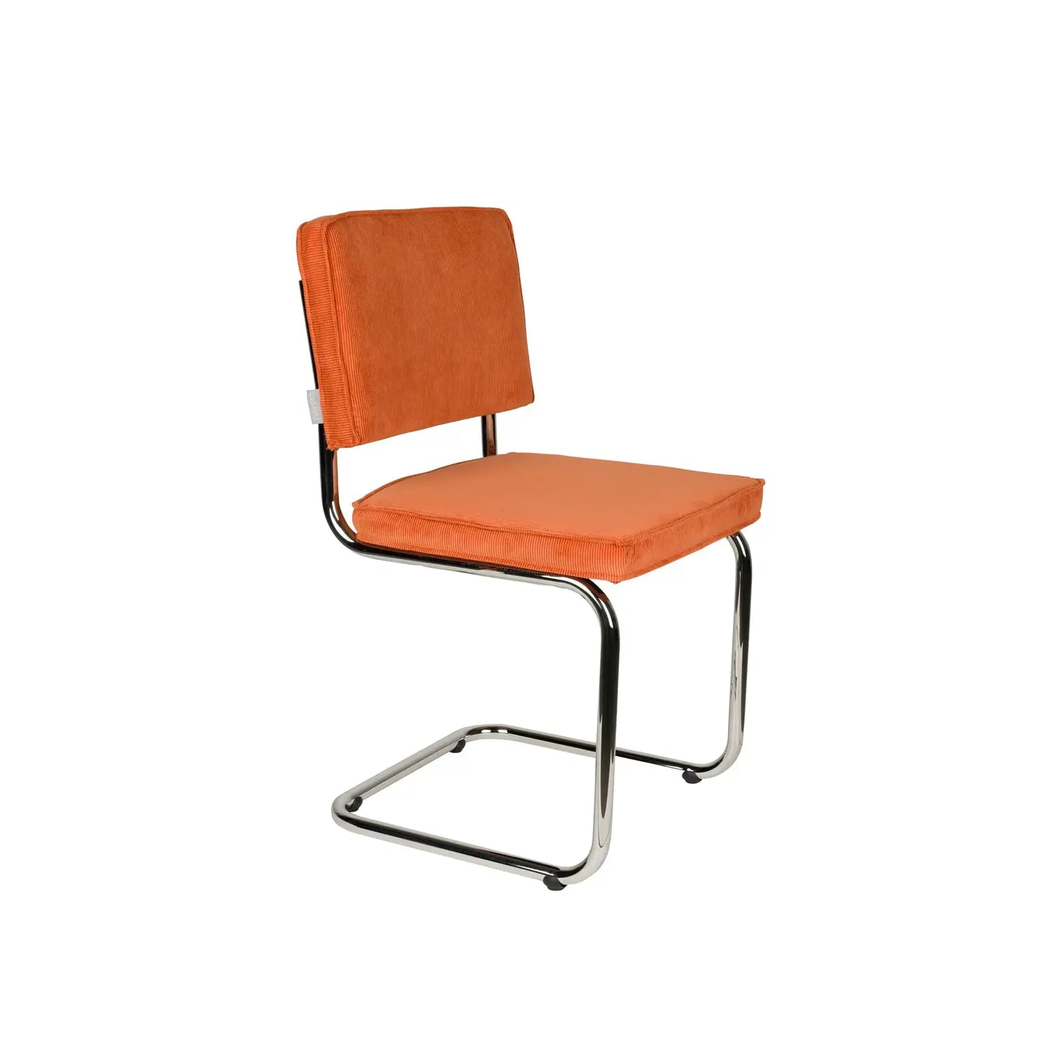 B-Ware Zuiver Ridge Rib Stuhl Sitzmöbel Stuhl Orange Ohne Armlehnen Bis 120 Kg Sitz - 8718548002777