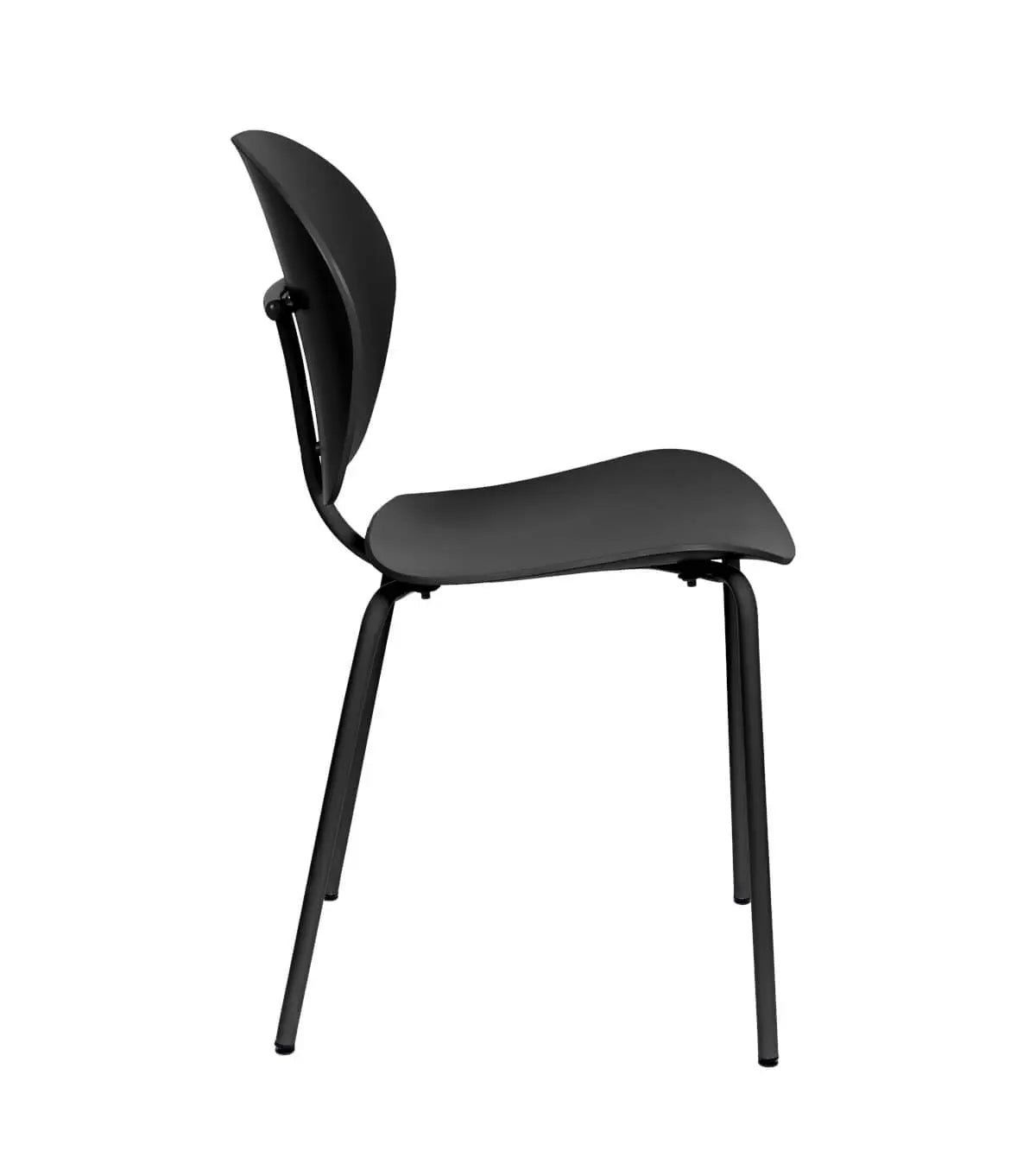 B-Ware Zuiver The Ocean Stuhl Sitzmöbel Besucherstuhl Sitz Kunststoff Recycelt Schwarz - 8718548062429