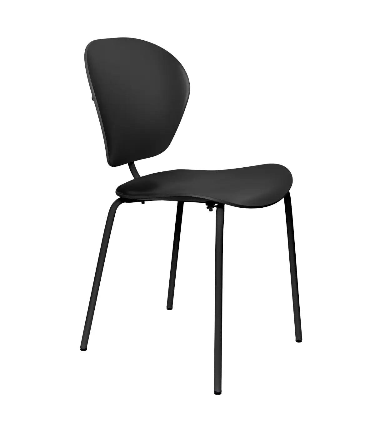 B-Ware Zuiver The Ocean Stuhl Sitzmöbel Besucherstuhl Sitz Kunststoff Recycelt Schwarz - 8718548062429