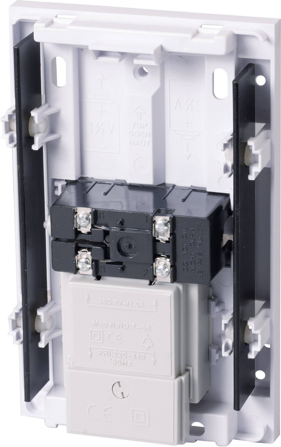 B-Ware Heidemann Gong Türgong Klingel Türklingel Klingelanlage 230 V (Max) 82 D Ba Weiß - 4011150700128