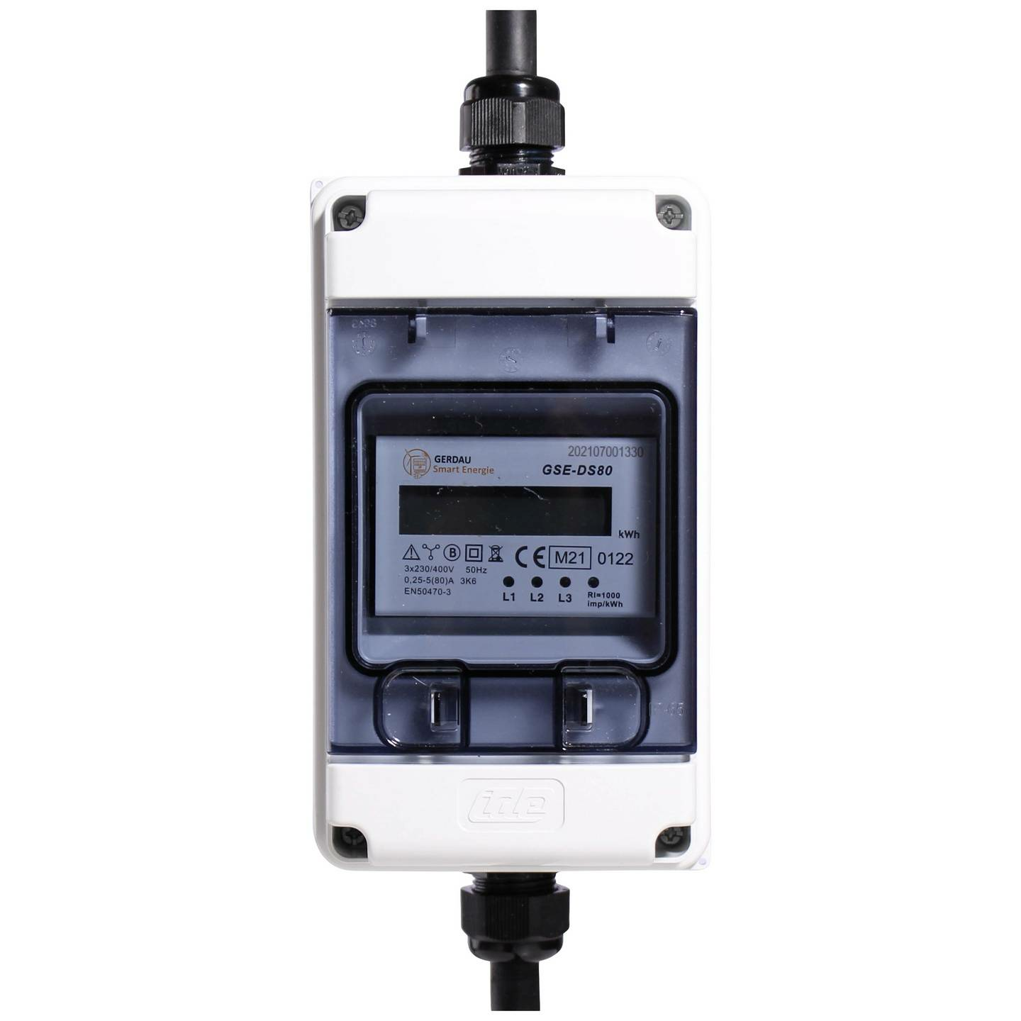 B-Ware Counttec Ec332 C Mobiler Stromzähler Drehstromzähler Digital 32 A Mid Konform:451 - 4026576033200