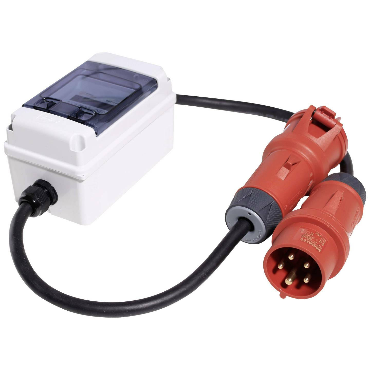 B-Ware Counttec Ec332 C Mobiler Stromzähler Drehstromzähler Digital 32 A Mid Konform: Ja