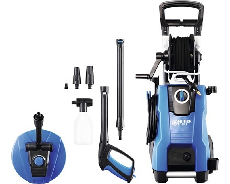 Nilfisk Hochdruckreiniger E 150.2-9 P X-tra Reiniger mit Zubehör 150 bar 500 l/h