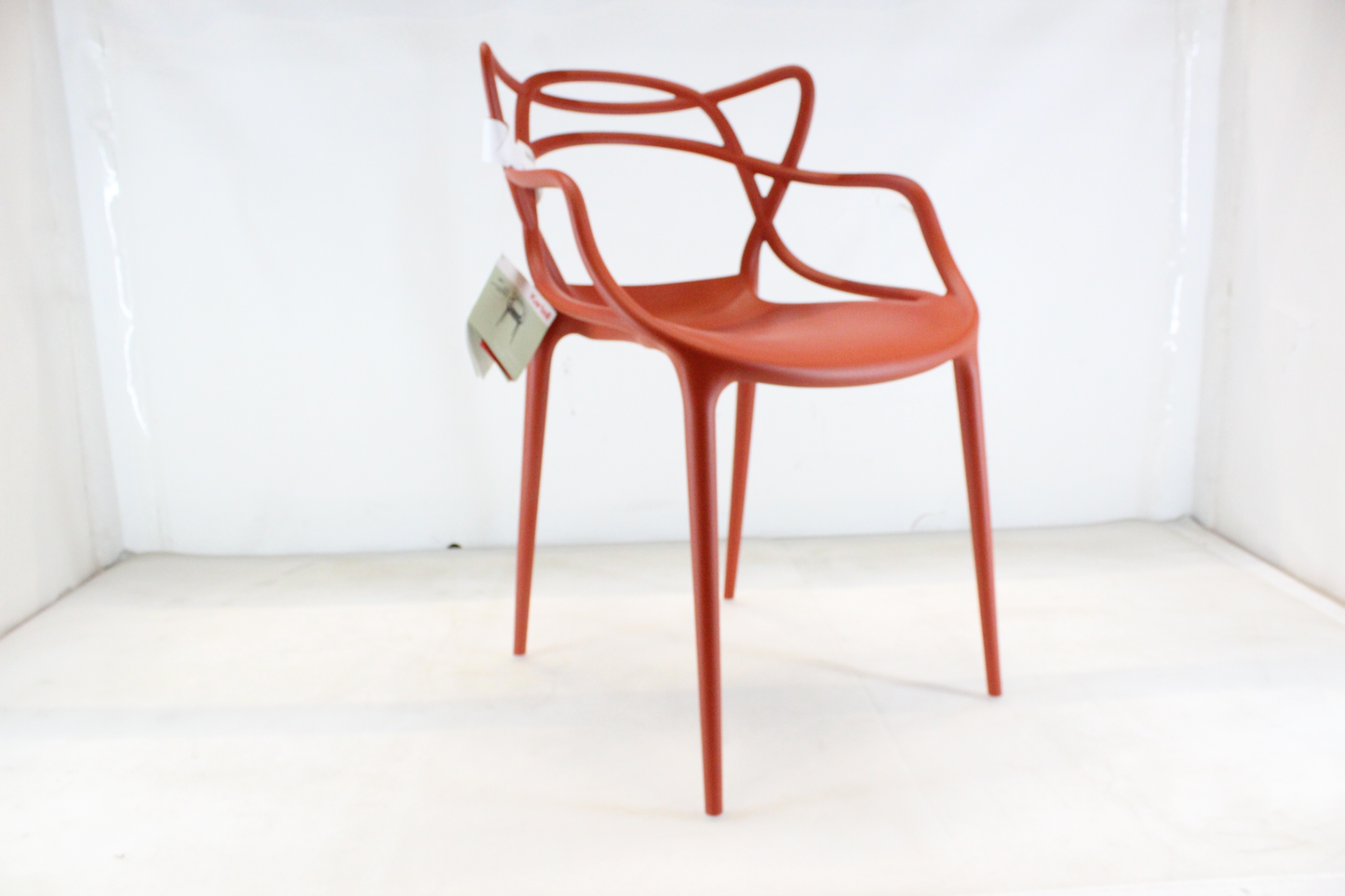 Kartell Masters Armlehnstuhl Gartenstuhl Stuhl rostrot 53.5x83x55cm SI