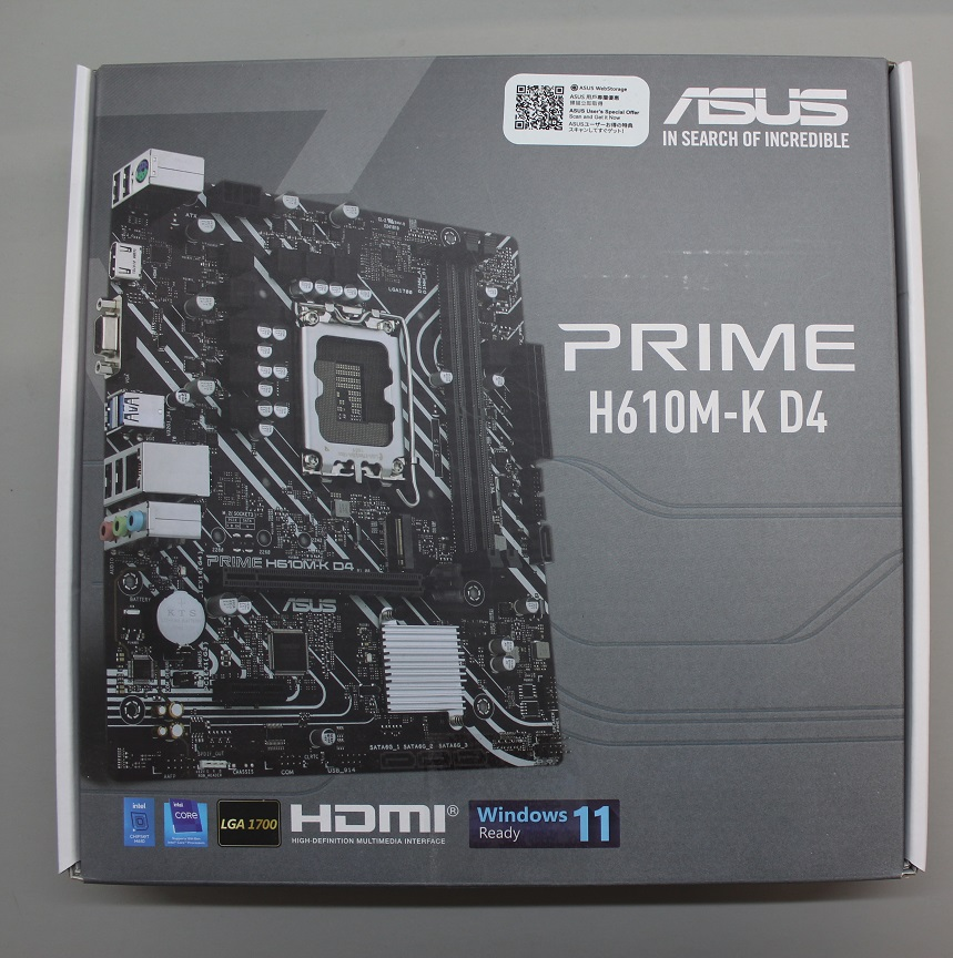 Asus PRIME H610M-K D4 Mainboard Sockel PC Intel 1700 Formfaktor Micro-ATX H610