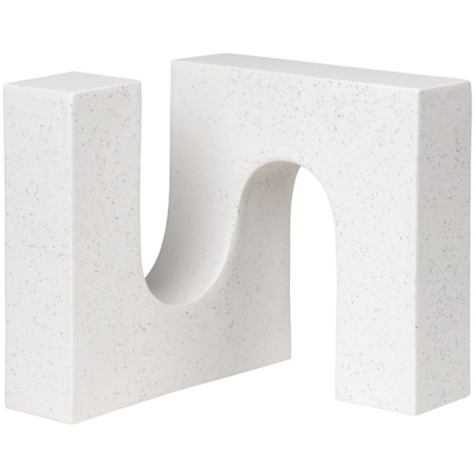 Kristina Dam Brick Skulptur Designer-Skulptur Dekofigur Dekoration Keramik weiß