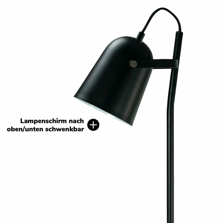 mokebo Stehlampe Die Erleuchtete LED-fähig Lampe Leuchte Bogenlampe Leselampe