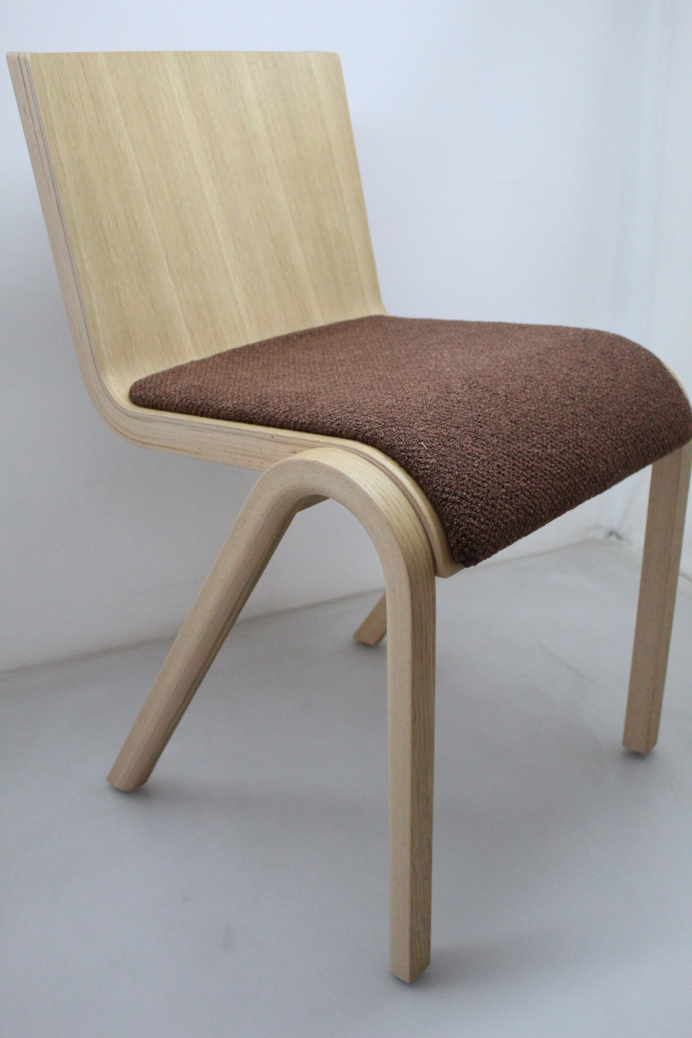 Audo Ready Dining Chair Stuhl Esszimmerstuhl mit Sitzpolster Wohnzimmer beige