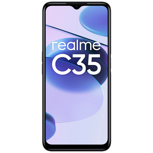 Realme C35 Smartphone Handy Telefon 128 GB 6.6 Zoll Android 11 Dual-SIM schwarz