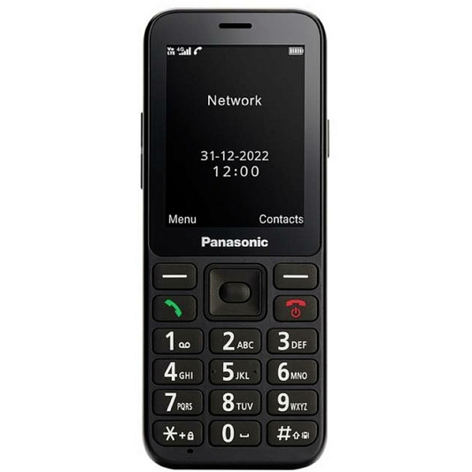 Panasonic KX-TU250 Senioren-Handy tragbar Telefon lange Akkulaufzeit Schwarz
