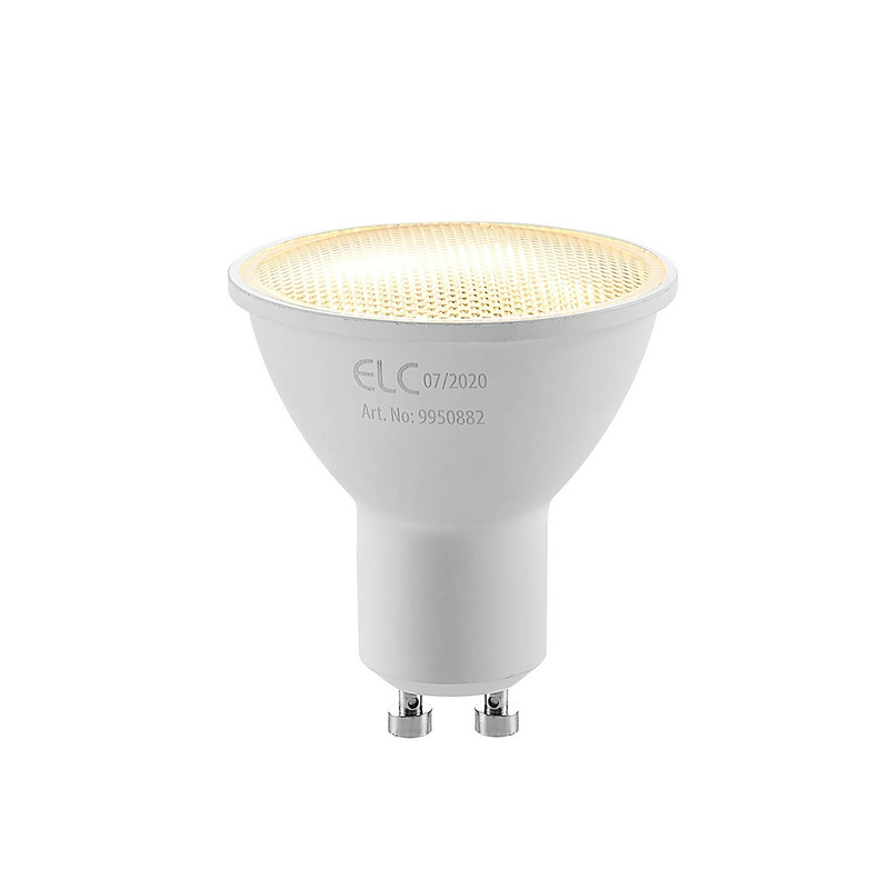 ELC LED-Lampe GU10 5W 10er Leuchtmittel 2700K warmweiß 120° 3-Step-dim 40 STÜCK