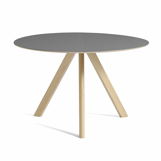 Hay Copenhague CPH20 Bistrotisch Tisch Esstisch Eiche lackiert Linoleum grau