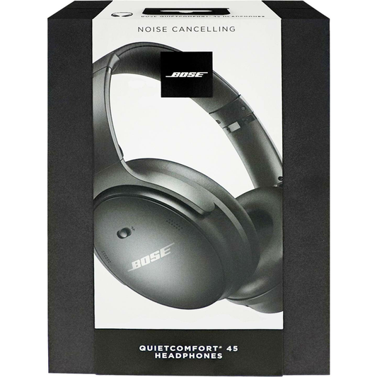 Bose QuietComfort 45 Over Ear Kopfhörer Bluetooth Schwarz Noise Cancelling