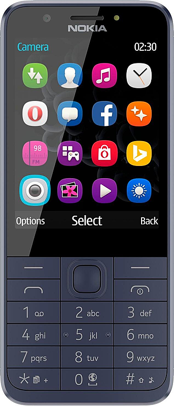 Nokia 230 Dual SIM Handy 7,11 cm 2,8" LCD Display 2 MP Kamera Bluetooth
