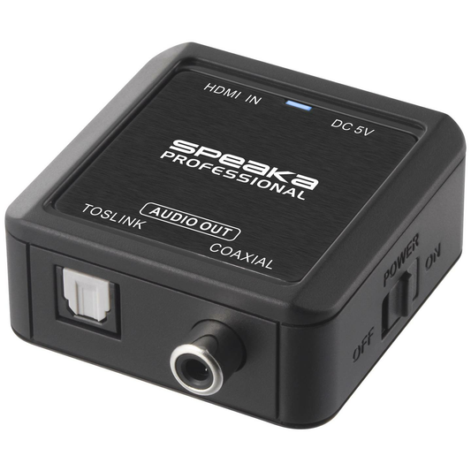 SpeaKa Professional Audio Adapterkabel HDMI Koaxial Toslink Audioadapter Kabel
