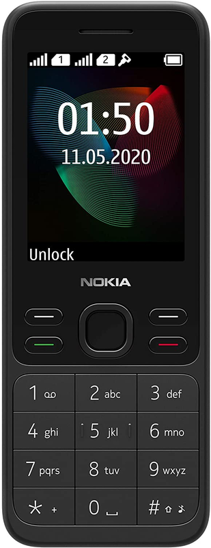 Nokia 150 Mobilephone 4MB Schwarz Handy Mobiltelefon Kamera Phone 2,4 Zoll